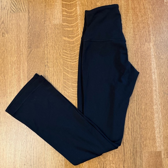 Lululemon Align High-Rise Mini Flare Pant Size 4 Nulu Black Leggings - Picture 2 of 11